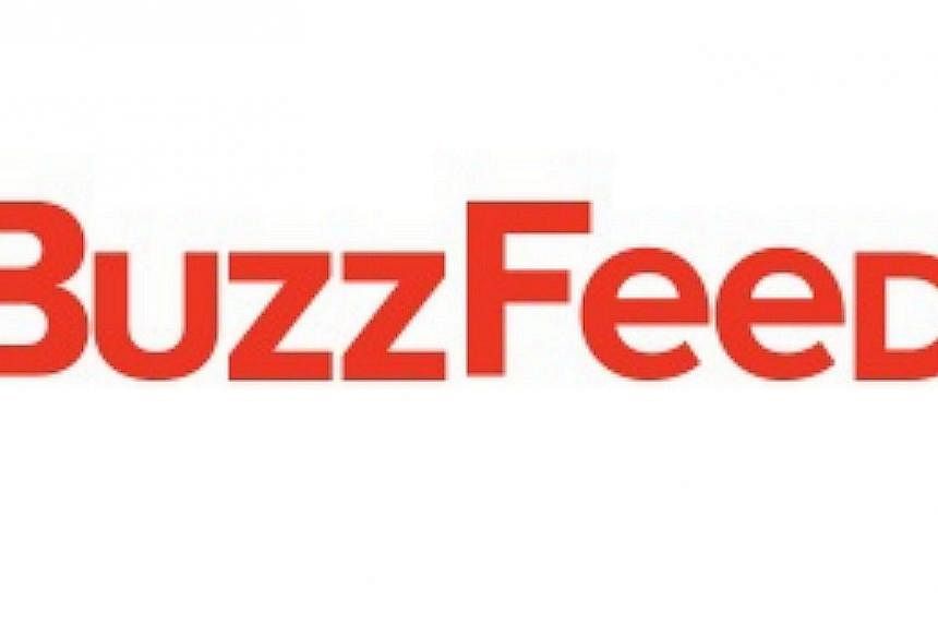 The social news group BuzzFeed is looking to expand its coverage areas with a fresh infusion of US$50 million (S$62 million) in venture capital. -- PHOTO: SCREENGRAB FROM BUZZFEED.COM