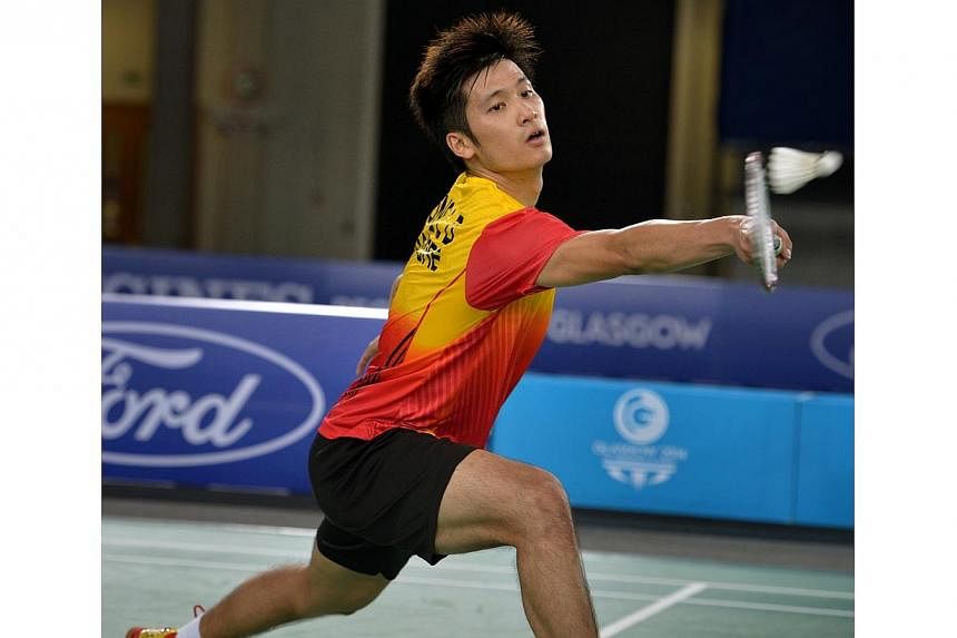 Singapore shuttler Derek Wong at the 2014 Commonwealth Games in Glasgow, Scotland. Wong and the Under-23 football team were given the green light by the Singapore National Olympic Council to take part in the Asian Games in Incheon, South Korea, next 