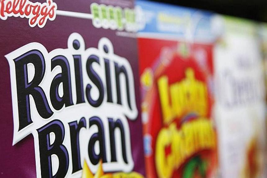 Global food giant Kellogg's will set targets to cut greenhouse gas emissions from its worldwide supply chain, it announced Wednesday, responding to consumer pressure to be accountable for its contribution to climate change. -- PHOTO: REUTERS