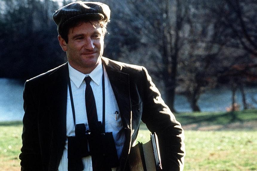 Comedy legend Robin Williams&nbsp;– star of such hit films as Dead Poets Society (above), Good Morning Vietnam and Mrs Doubtfire – died on Aug 12, 2014.&nbsp;-- PHOTO: TOUCHSTONE PICTURES / SCV