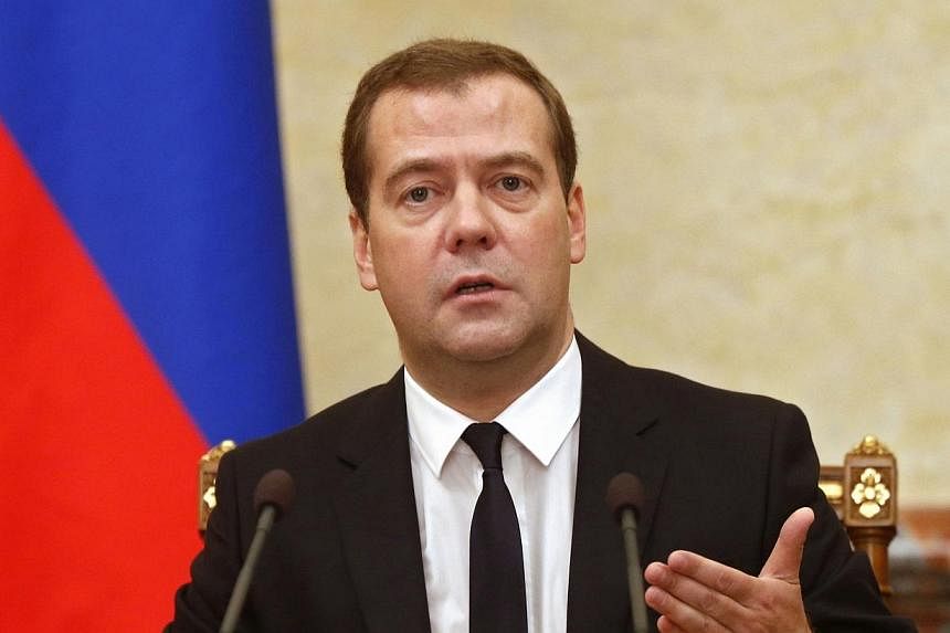 Hackers on Thursday, Aug 14, 2014, broke into the Twitter account of Russian Prime Minister Dmitry Medvedev and posted a spoof message saying he was quitting. -- PHOTO: REUTERS