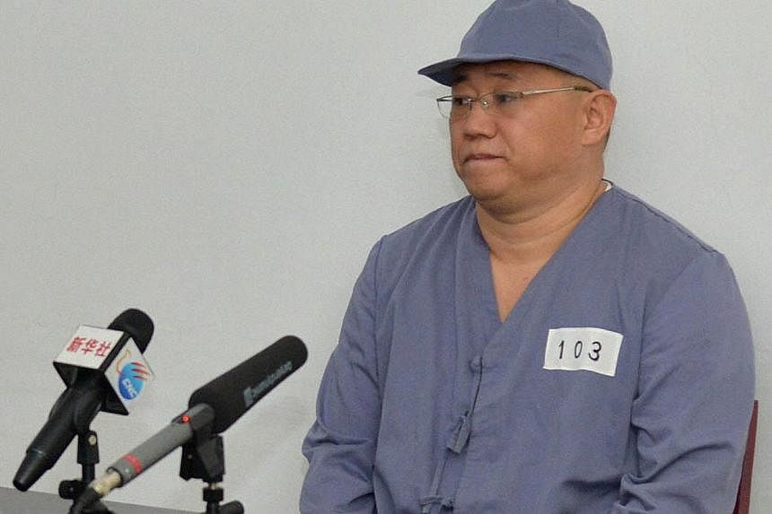 Kenneth Bae, a Korean-American Christian missionary seen here in a January 20 2014 file photo taken by Kyodo, was visited at the labour camp in which he is being held on Monday by a&nbsp;representative from Sweden, which handles US interests in the c