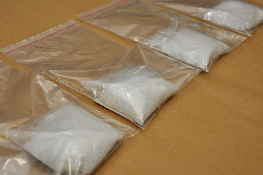 Methamphetamine, also known by its street name Ice, is the drug of choice among new abusers here, according to statistics released by the Central Narcotics Bureau (CNB) on Thursday. -- PHOTO: CENTRAL NARCOTICS BUREAU
