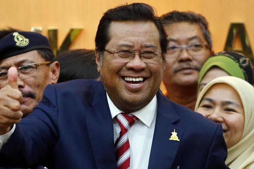 Selangor Menteri Besar Tan Sri Khalid Ibrahim is not ruling out the possibility of dissolving the state assembly as a means of resolving the current crisis. -- PHOTO: REUTERS