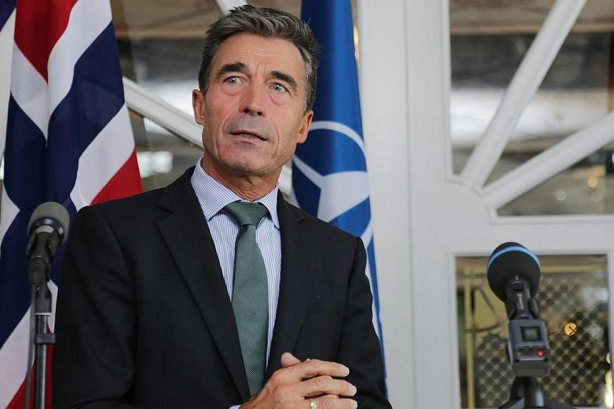 Nato Secretary General Anders Fogh Rasmussen said on Friday a "Russian incursion" into Ukraine had occurred overnight, but stopped short of characterising it as an invasion. -- PHOTO: REUTERS