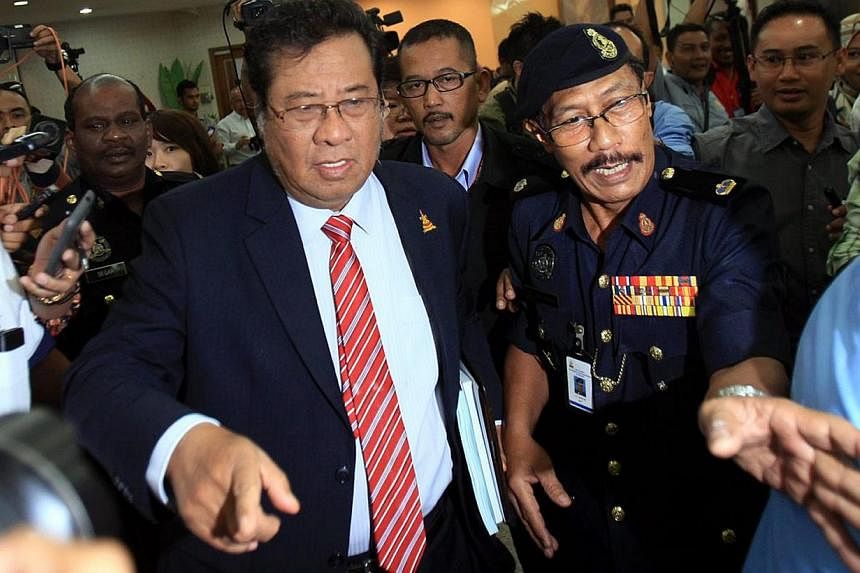 Selangor Menteri Besar Abdul Khalid Ibrahim leaving after attending a meeting in Shah Alam, Kuala Lumpur, on Aug 14, 2014. -- FILE PHOTO: THE STAR/ASIA NEWS NETWORK
