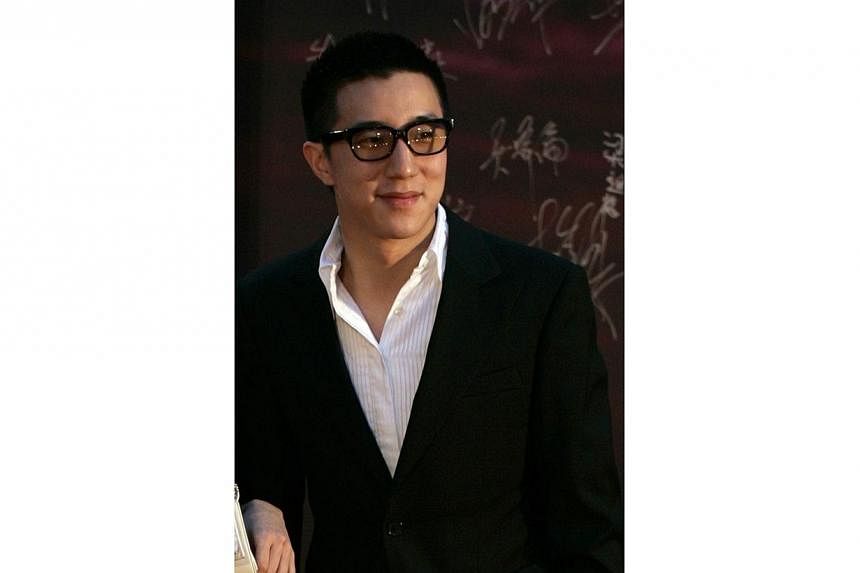 Jaycee Chan has admitted to taking marijuana for the past eight years, China Central Television (CCTV) has reported. -- PHOTO: REUTERS