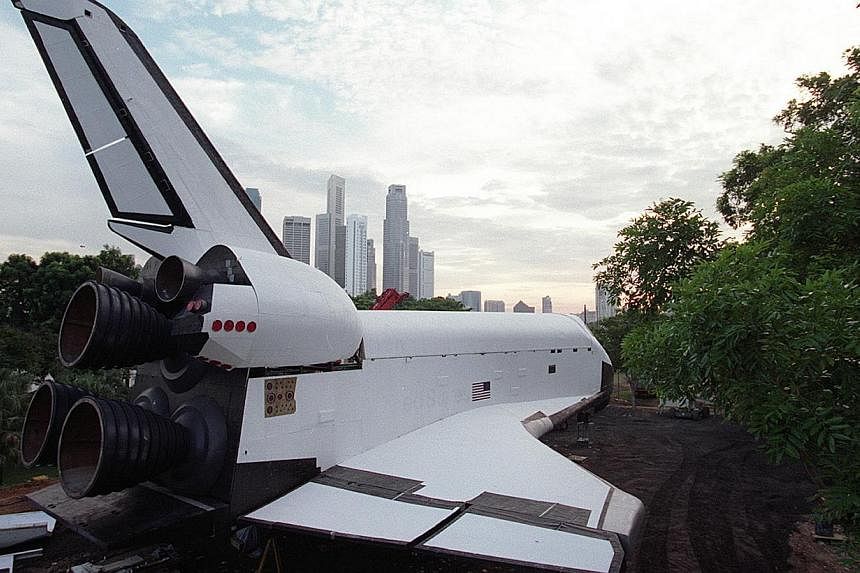 Nasa Space Shuttle in Singapore. -- PHOTO: SINGAPORE SCIENCE CENTRE