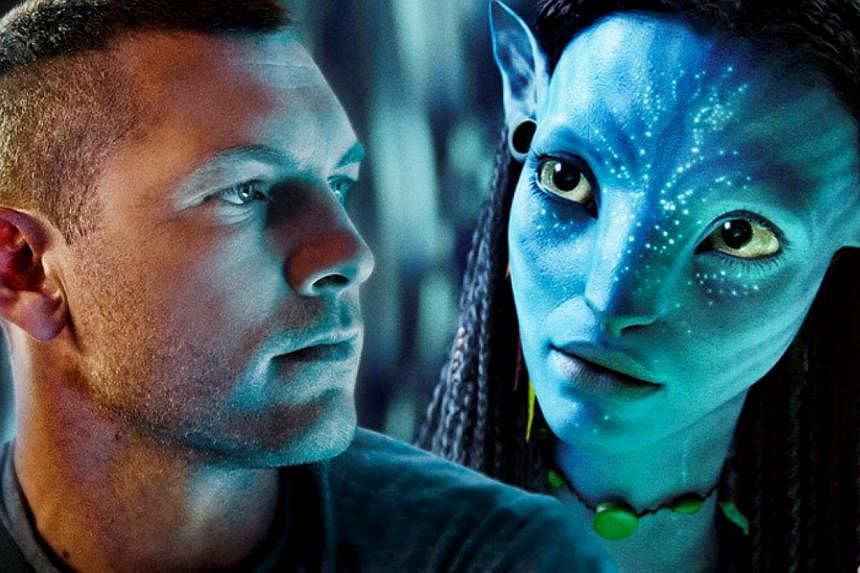 Zoe Saldana. Neytiri in Avatar (2009, right, with co-star Sam Worthington) and Gamora in Guardians Of The Galaxy (2014). -- PHOTO: SINGTEL