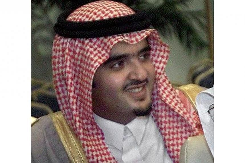 A file picture taken on March 1, 2003 shows Saudi Prince Abdul Aziz Bin Fahd attending the final session of the Arab summit at the Egyptian Red Sea resort of Sharm el-Sheikh. Sources said on Tuesday that he is the Saudi prince who fell victim to a sp