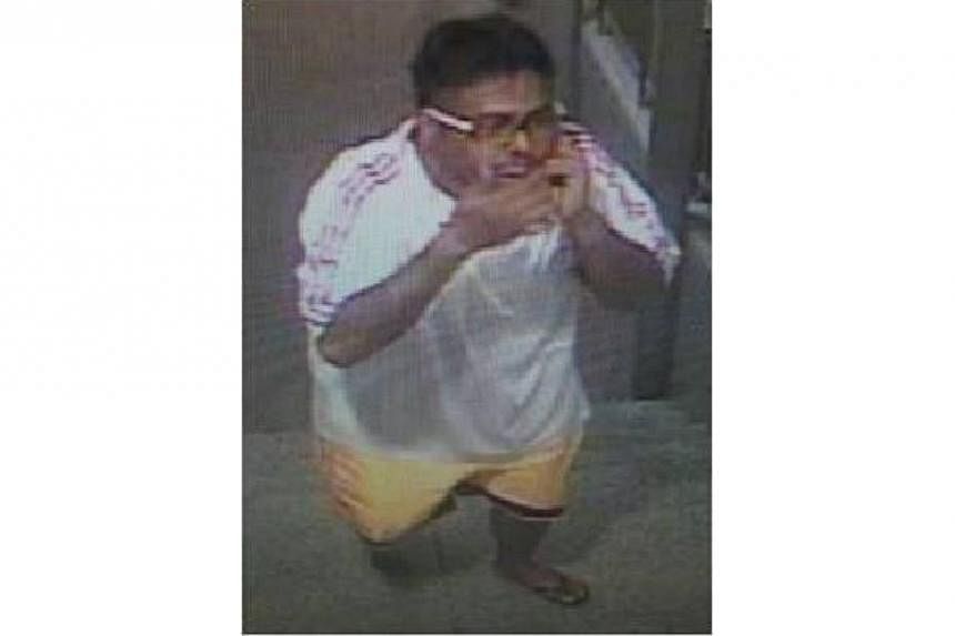 Police have issued a photograph of a man they wish to speak to in relation to the theft of a bicycle at Kembangan MRT Station last week. -- PHOTO: SINGAPORE POLICE FORCE