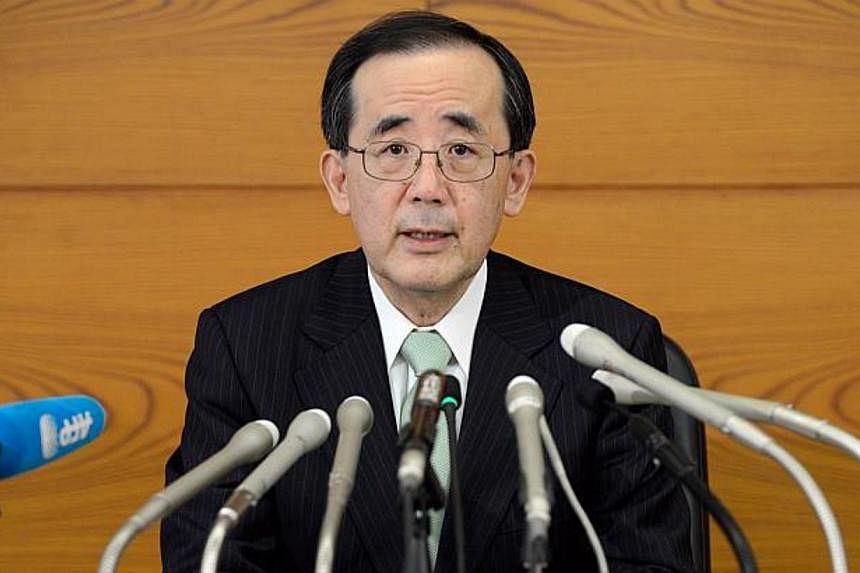 Japan's former top central banker, Mr Masaaki Shirakawa, has been appointed a distinguished visiting fellow at the National University of Singapore (NUS) Business School. -- PHOTO: AFP