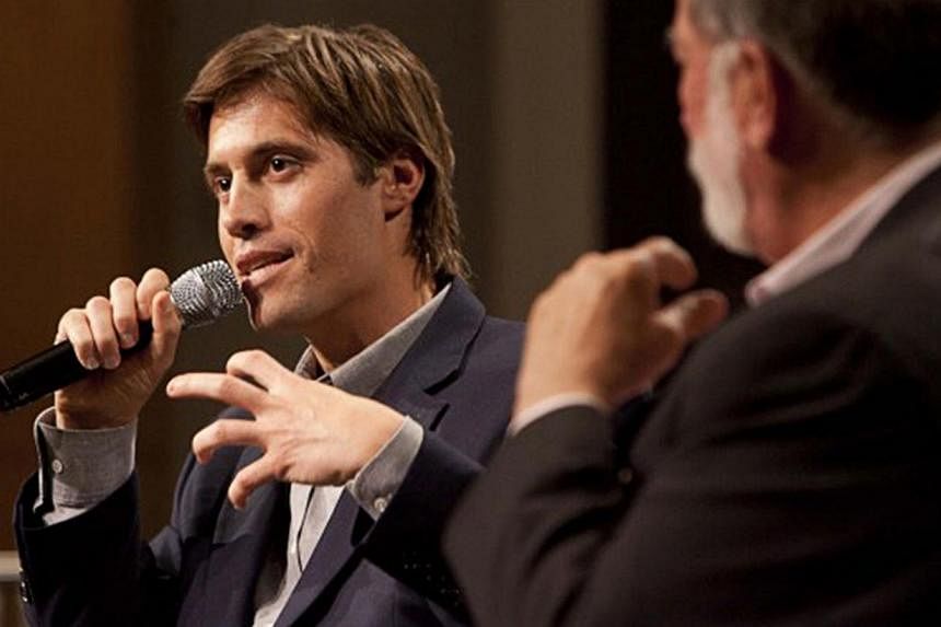 US journalist James Foley speaks at Northwestern University's journalism school in Evanston, Illinois, after being released from imprisonment in Libya, in this 2011 handout photo provided by Northwestern University. Foley had earlier been kidnapped a