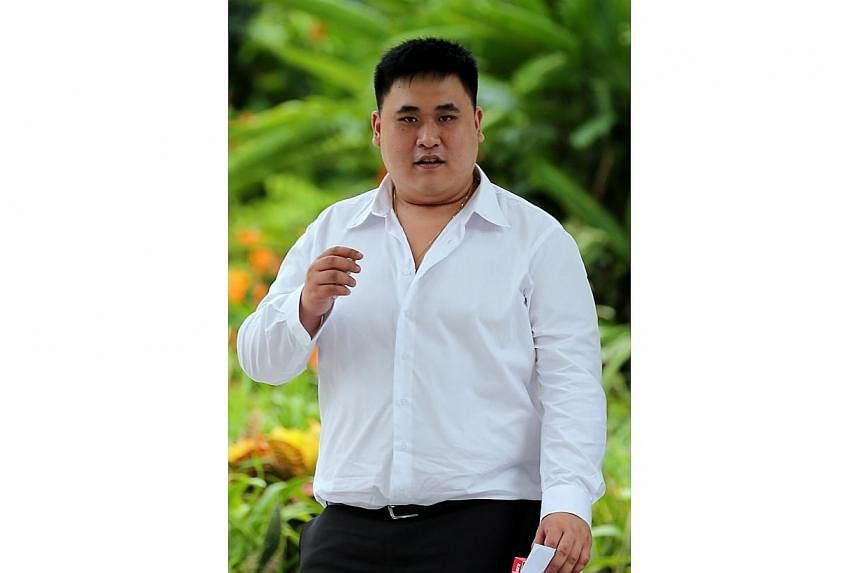 Sales executive Goh Yong Hock&nbsp;was jailed for four weeks on Friday for punching a taxi driver on his face and head with a bunch of keys.&nbsp;-- ST PHOTO:&nbsp;WONG KWAI CHOW