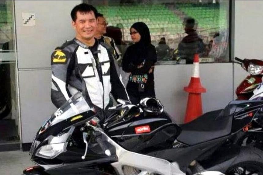 Capt Eugene Choo was an avid big bike fan. And he was into motocross too. -- PHOTO: THE STAR/ASIA NEWS NETWORK