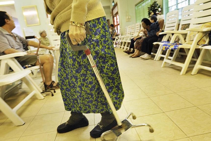 A new national IT system for nursing homes is in the works, and is expected to replace files and forms at 36 homes for a start over the next three years. -- PHOTO: ST FILE
