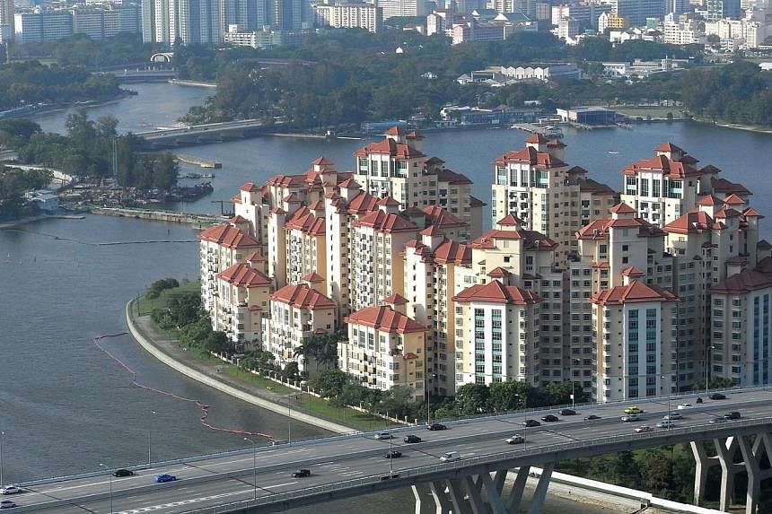 Pebble Bay condominium at Tanjong Rhu, Singapore.&nbsp;Investor sentiments rose in the second quarter this year to reach their highest point since the start of 2013, buoyed by improved confidence in property investments, a survey by insurer Manulife 
