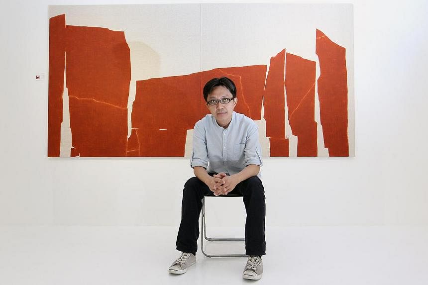 Artist Tay Bak Chiang (above) is one of the artists commissioned by Chan Hampe Galleries for its fifth anniversary. -- PHOTO: ST FILE