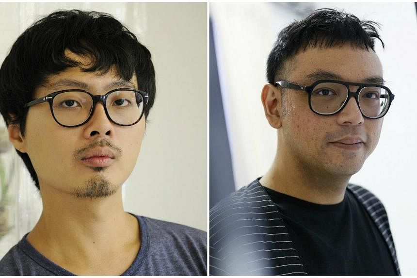Two Singapore artists, Zhao Renhui (left) and Ho Tzu Nyen, are among those vying for the $60,000 grand prize in the Asia Pacific Breweries Foundation Signature Art Prize. -- PHOTOS: ST FILE
