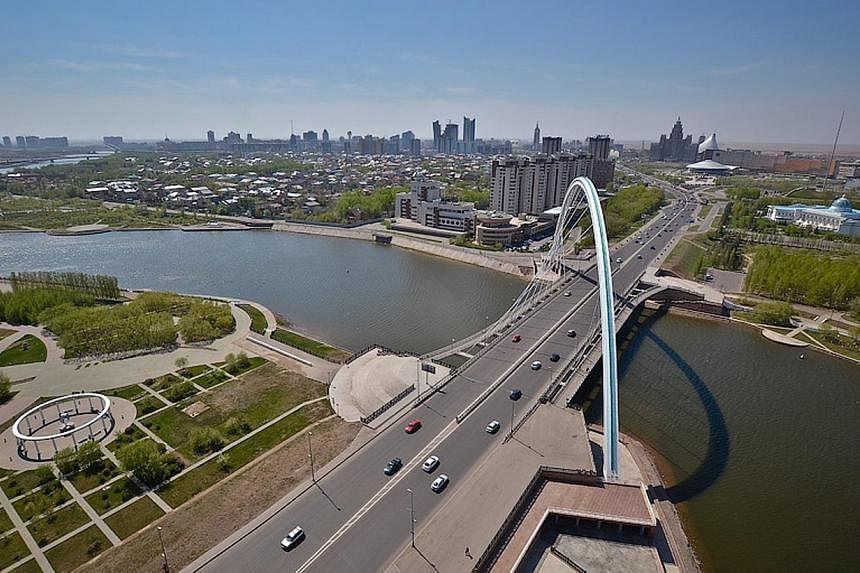 Bridge to the residential area in Astana, capital of Kazakhstan.&nbsp;Though there are some clear geographical differences between Singapore and Kazakhstan, the two countries share much in common, writes Kazakhstan Foreign Minister Erlan Idrissov. --
