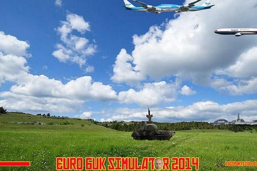 A screenshot of the game "Euro BUK Simulator 2014", which was taken down by a hacker. -- PHOTO: VIA THE STAR ONLINE
