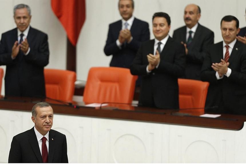 Erdogan Sworn In As New Turkey President | The Straits Times