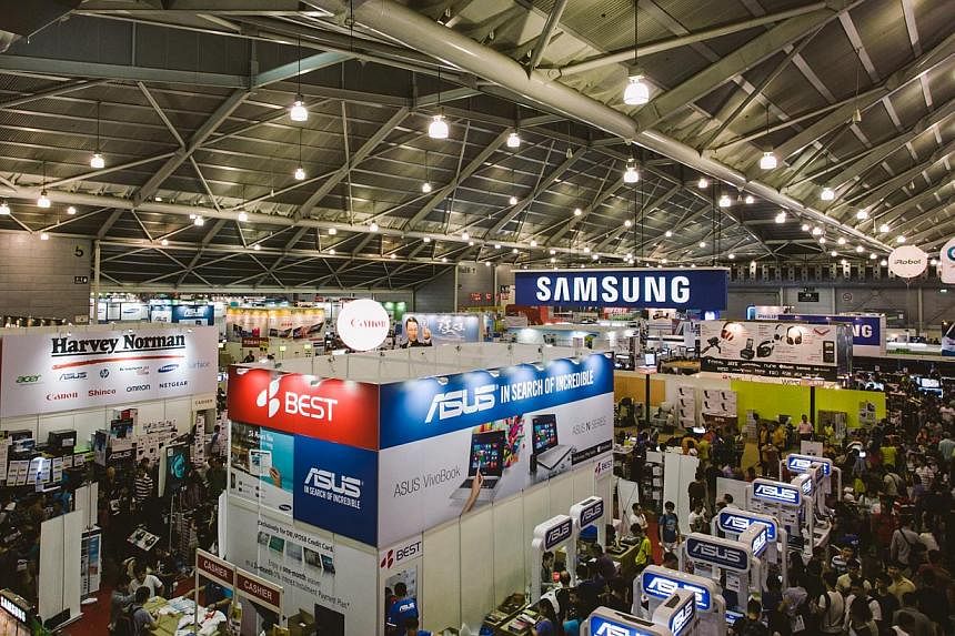 Comex 2014 opens on Aug 28, featuring a staggering array of IT and consumer tech products. The four-day tech exhibition is at levels 4 and 6 at the Suntec Singapore Convention and Exhibition Centre. Admission is free. -- PHOTO:&nbsp;EXHIBIT INC