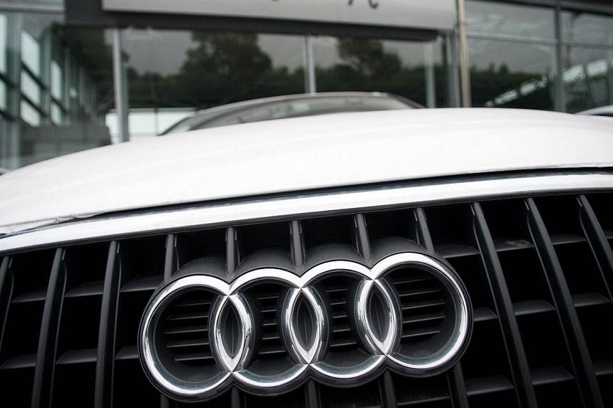 Audi, the top-of-the-range car maker belonging to auto giant Volkswagen, said on Friday it is recalling 70,000 cars worldwide owing to potential problems with braking systems. -- PHOTO: AFP