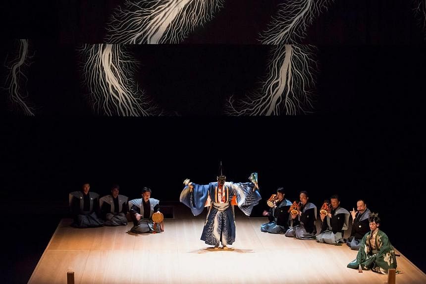 Sambaso, a play with production and costume design by Hiroshi Sugimoto, a renowned Japanese New York-based visual artist. -- PHOTO: SUGIMOTO STUDIO/COURTESY OF ODAWARA ART FOUNDATION