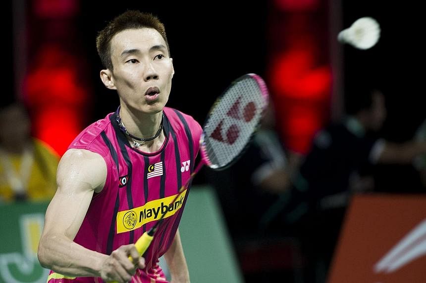 Malaysia's Lee Chong Wei looks on during their men's singles match against South Korea's Lee Dong-keun (not pictured) during the Badminton World Championship at the Ballerup Super Arena in Copenhagen on Aug 25, 2014. -- PHOTO: REUTERS