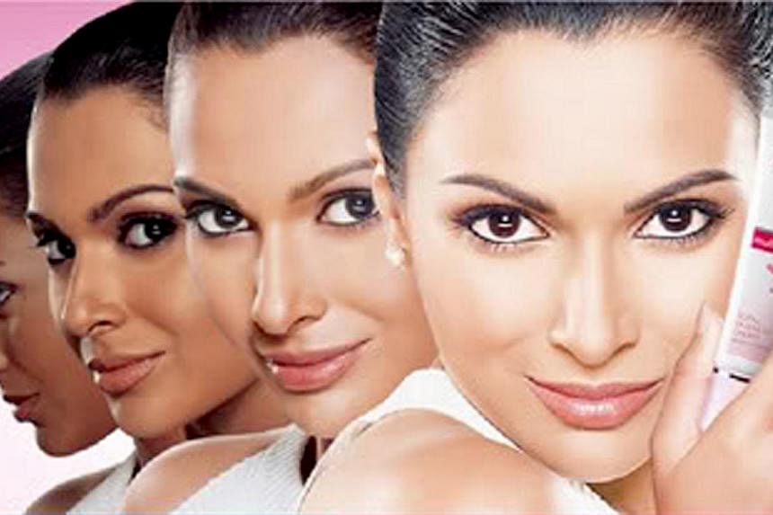 An ad for the Fair &amp; Lovely cream. The perception in India that people with fair skin are more successful in love and career has spawned an industry in fairness products that generates more than S$500 million in revenue a year. -- PHOTO: FAIR &am