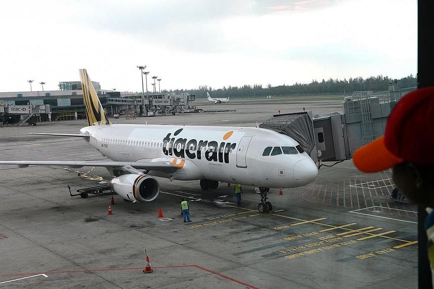 Tigerair Taiwan - a joint venture by China Airlines, Taiwan's leading air carrier by fleet size, and Singapore's low-cost carrier Tigerair - is slated to start its service on Sept 26 with a flight to Singapore from Taiwan. -- PHOTO: ST FILE