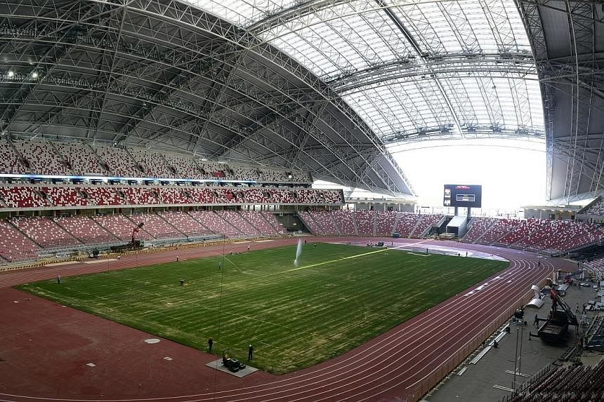 Tickets to Oct 14's football friendly between Japan and Brazil at the National Stadium will cost between $25 and $180, and will go on sale on Thursday. -- ST PHOTO: DESMOND LIM