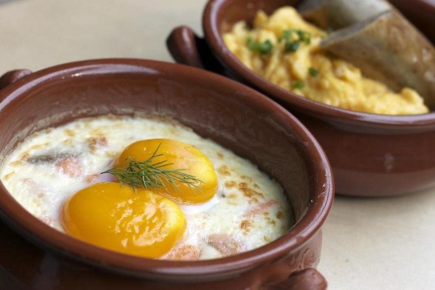Baked Eggs and Scrambled Eggs from Patisserie G. -- PHOTO: PATISSERIE G