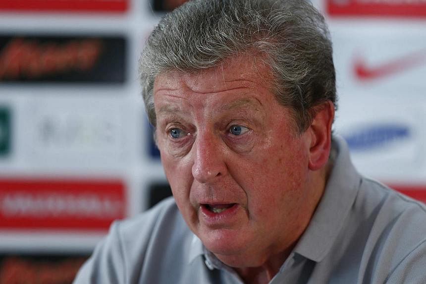 England manager Roy Hodgson attends a news conference at their team hotel in Watford, north of London on Sept 2, 2014. -- PHOTO: REUTERS