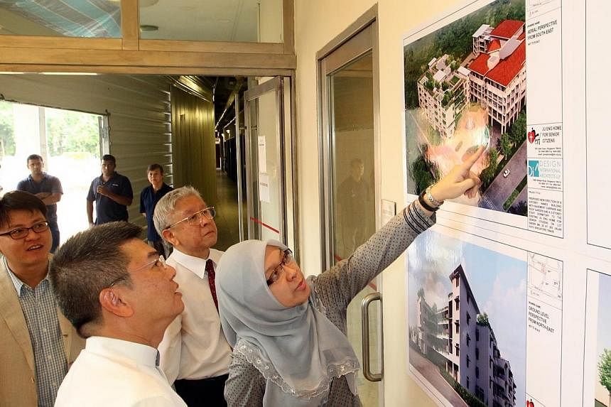 The Ju Heng Nursing Home agt Jalan Kayu is adding 250 beds, of which 100 will be purpose built to look after those with dementia. -- PHOTO: ZAOBAO