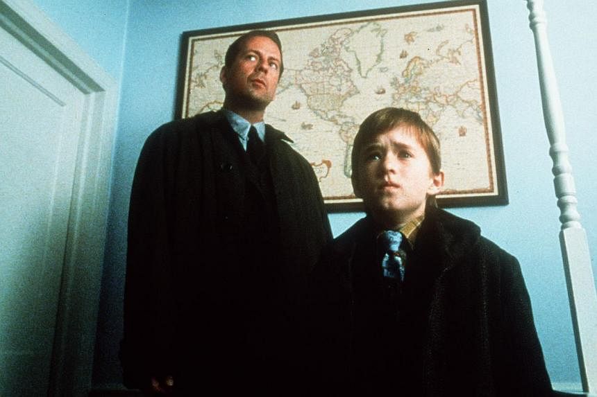 The Sixth Sense starred Bruce Willis and Haley Joel Osment (both above). Wayward Pines by M. Night Shyamalan (left) stars Matt Dillon (above) as a government agent investigating the disappearance of two colleagues.