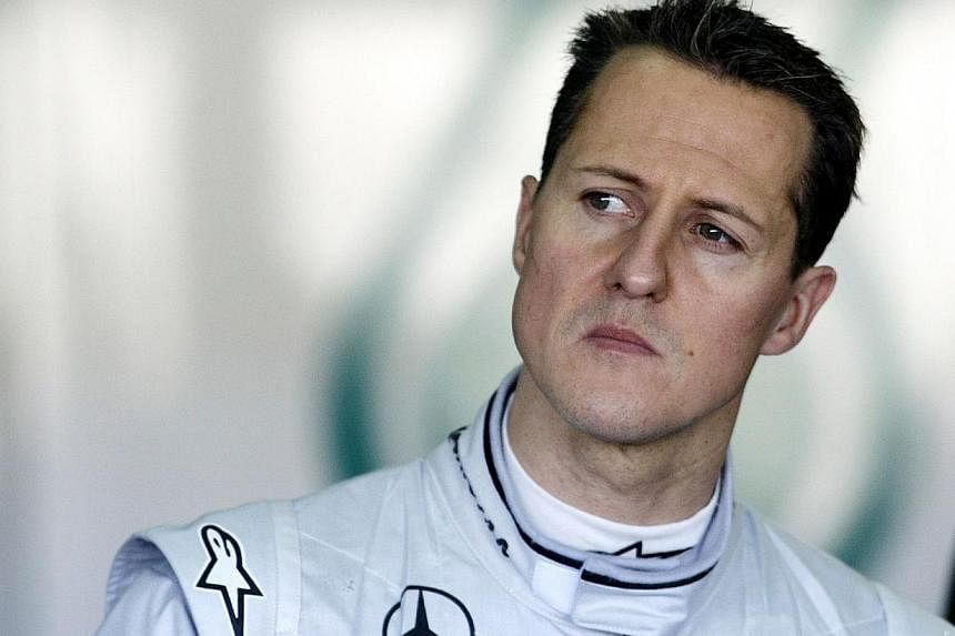 Former Formula One champion Michael Schumacher has left a Swiss hospital and will continue his treatment at home after a devastating ski accident in December, his family said in a statement on Tuesday. -- PHOTO: AFP