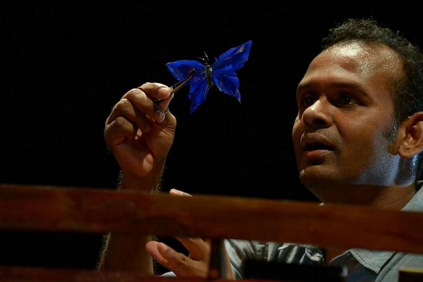 The Siong Leng Musical Association (top) will put on a nanyin concert while mime artist Ramesh Meyyappan (above) will stage Butterfly.