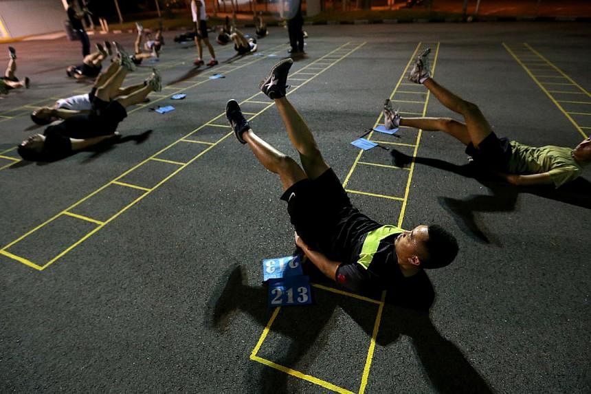 No more going back to camp to train for IPPT, like what these NSmen are doing at Maju Camp. Under a four-month trial, they will soon be allowed to attend IPPT Preparatory Training classes at venues closer to their homes and workplaces, instead of onl