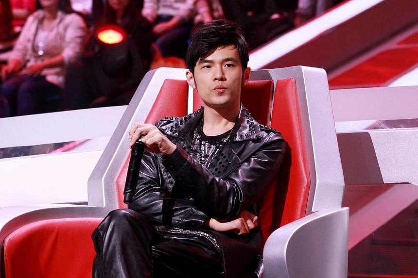 Taiwanese pop king Jay Chou&nbsp;is a judge on The Voice Of China.&nbsp;-- PHOTO: MEDIACORP