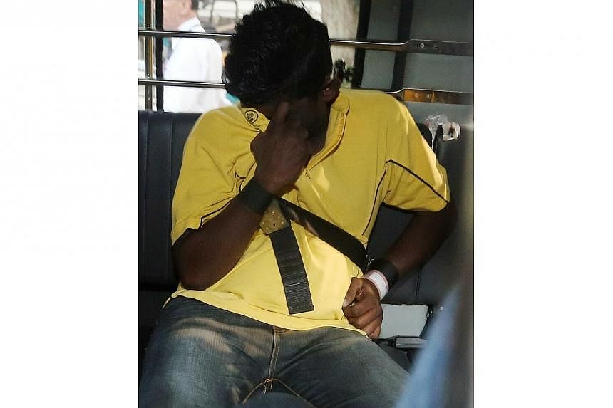 Kirubakaran Manikumaran, 22, one of the accused. -- ST PHOTO: WONG KWAI CHOW