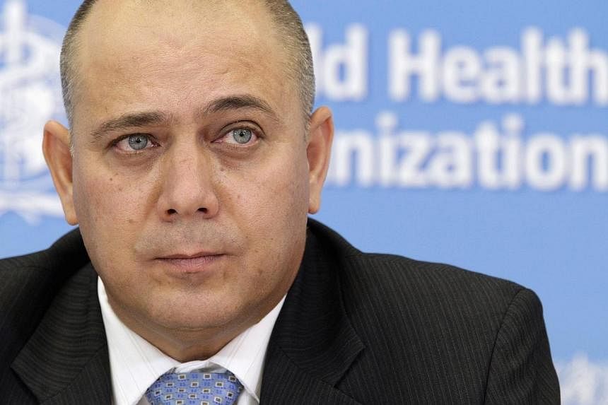 Cuba's Minister of Public Health Roberto Morales Ojeda looks on during a news conference on support to Ebola affected countries, at the World Health Organization (WHO) headquarters in Geneva on Sept 12, 2014.&nbsp;Cuba is to send 165 health-care work