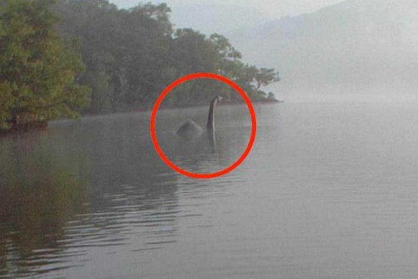 Photographer Ellie Williams' camera captured an image in the Lake District of Windermere which seems to suggest it could be a shot of the Loch Ness monster.--PHOTO: ELLIE WILLIAMS/ MIRROR, UK
