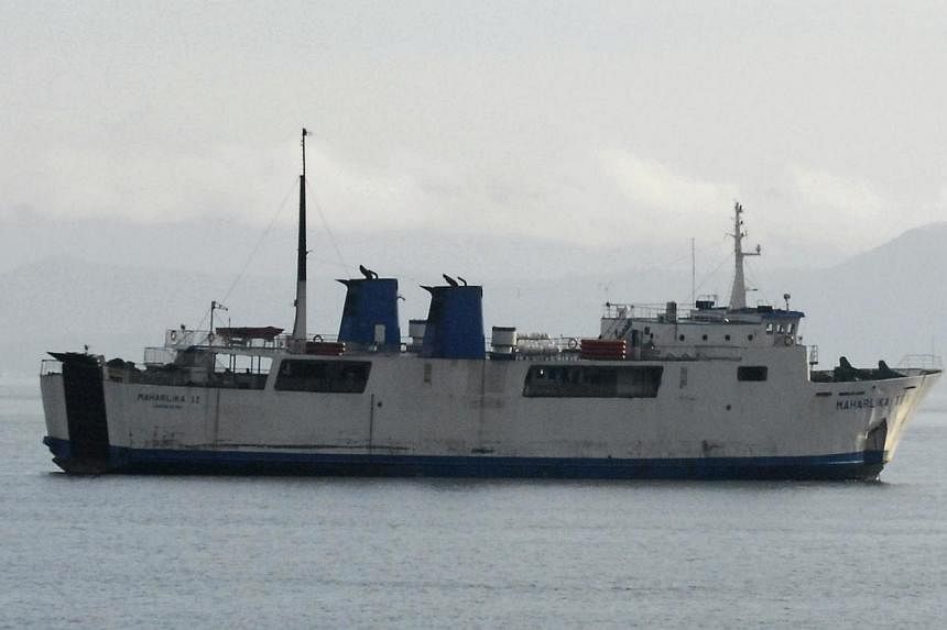 The MV Maharlika 2 is pictured while undergoing repairs near Lipata Port in Surigao city in southern Philippines in this Dec 17, 2013 file photo. -- PHOTO: REUTERS