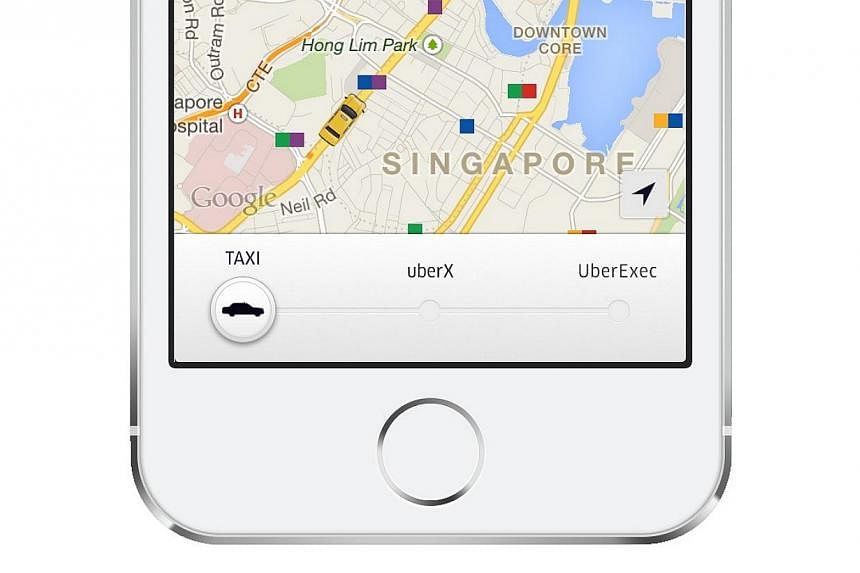Frustrated commuters who struggle to hail a taxi during peak hours can now turn to UberTaxi, which was&nbsp;launched on Monday.&nbsp;-- PHOTO: UBER