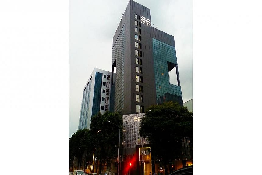 The boutique BIG Hotel at Middle Road is up for sale. -- PHOTO:&nbsp;COLLIERS INTERNATIONAL