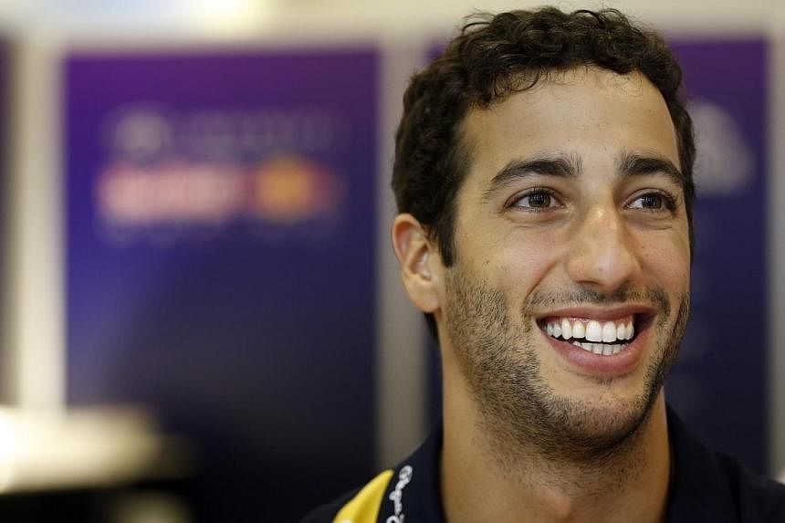 Infiniti Red Bull Racing driver Daniel Ricciardo at the Paddock of F1 Pit Building on 18 September 2014. -- ST PHOTO:&nbsp;KEVIN LIM