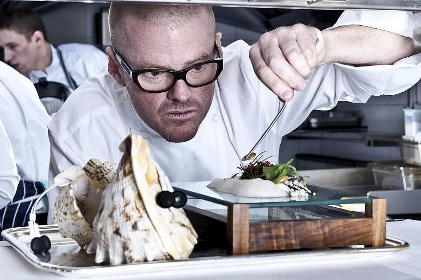 British chef Heston Blumenthal is the owner of The Fat Duck restaurant.&nbsp;Lauded three-Michelin-starred British chef Heston Blumenthal will be opening his famed restaurant The Fat Duck in Melbourne, Australia, on Feb 3 next year. -- PHOTO:&nbsp;NE