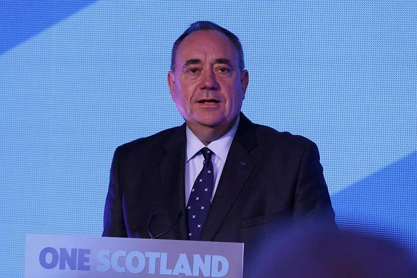 Scotland's First Minister Alex Salmond on Friday conceded defeat in his party's campaign for independence, while insisting there was "substantial" support for breaking away from the United Kingdom. -- PHOTO: REUTERS